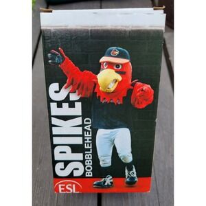 Rochester Red Wings Spikes Mascot Bobblehead ESL Bank Minor League Baseball